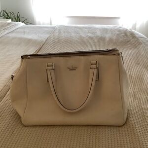 White Kate Spade Handbag Medium to Large